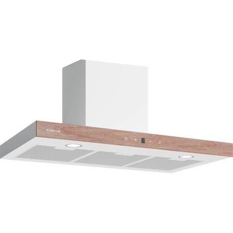 Klarstein ZenFusion T Campana extractora  881,6 m³/h  A++  210 W CC  47 dB  Extracción/recirculación de aire