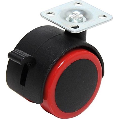 FORCE HOMME 80338 DE CONDUITE DOUBLE RÔLE, AVEC FREIN, ROUGE/NOIR 50 MM