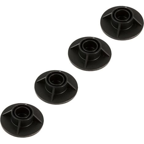 Kit de 5 Supports de Pieds Noirs Bestway P61010 – pour Piscines Pro en Acier Rond ou Angulaire (1/5)