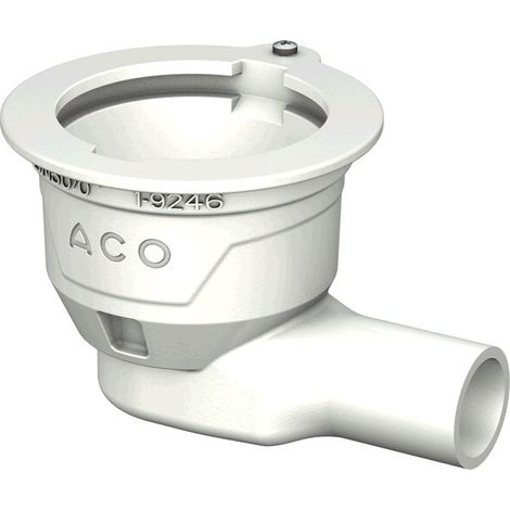 ACO Bodenablauf Passavant DN50 1,5 Grad/1,0l/s/Halter./ohne WS/epoxiert, 5149.80.20
