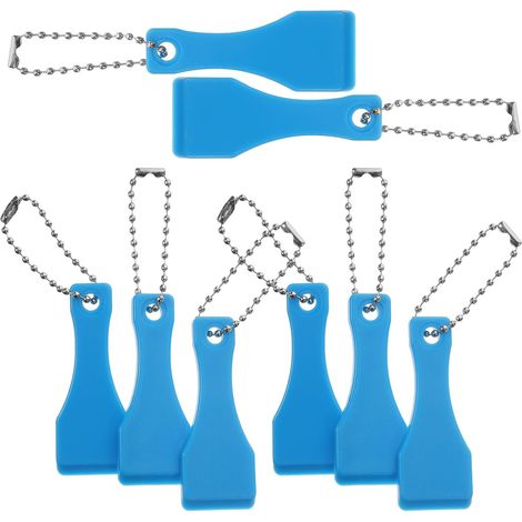 Outil à gratter de loto 10pcs 5.5cm Plastique Léger Portable pour Billets de Loterie à Gratter Usage Bureau Maison (1/5)