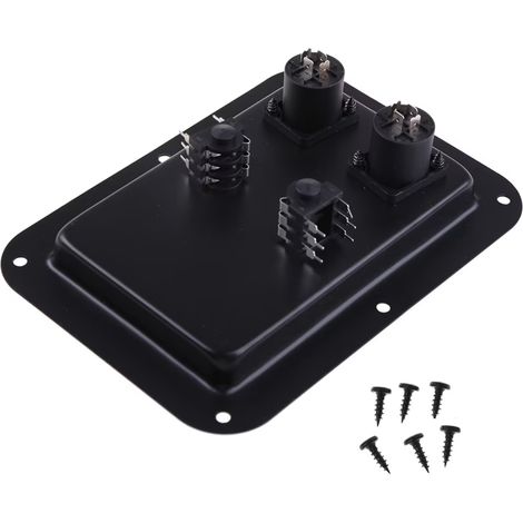 Terminal Binding Post - Dual Speakon Input - 4-Core Socket Jack Plate - For Speaker Cabinet Installation - 1 Unit (1/5)