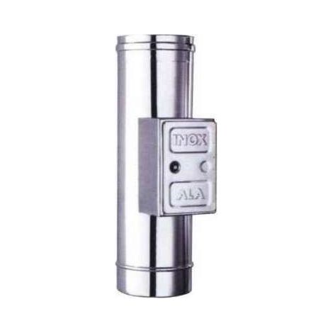 ALA MCH43308 Tubo Inox Sportello Ispezione Acciaio Inox AISI 316L Finitura Lucida Diametro 14 cm Lunghezza 50 cm colore Acciaio (1/2)