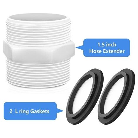 Distributeur en L à 2 Voies pour Piscine – 1.5 Pouce – Compatible avec les Pompes Intex et Coleman (1/5)