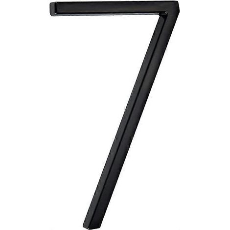 Numéros de maison flottants de 12,5 cm/6 pouces de hauteur - Numéros de porte noirs - Grand numéro de porte - Plaques de maison (7) (1/5)