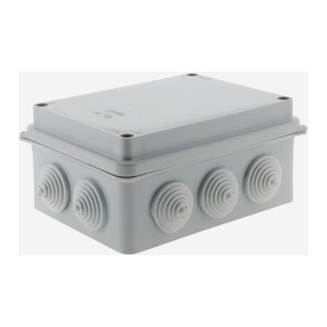 Boîte de dérivation étanche IP54 150 x 110 x 70 mm – Couvercle 1/4 de tour – Filin de maintien – Pour installations extérieures - TOUR 150 X (1/5)