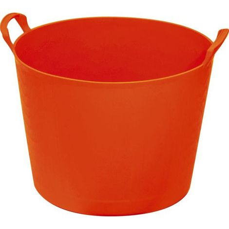 Auge polyéthylène Capazo Pro orange fluo 42 L renforcée - TALIAPLAST (1/6)