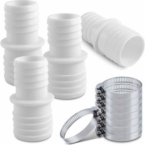 Raccord pour Tuyau - HANDEIU - Adaptateur 32 mm vers 38 mm - 4Pcs - Colliers de Serrage (1/4)