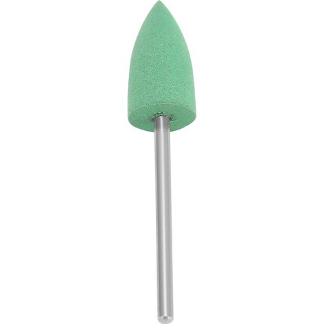 Fraises de polissage dentaire en caoutchouc silicone grain 240, accessoire de meulage vert XL pour fraises et forets dentaires (1/5)