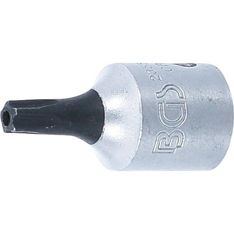 Douille à Embouts 6,3 mm (1/4) Profil TS Torx Plus - Perçage TS20 - Précision et Fiabilité, Acier - D-Work (1/5)