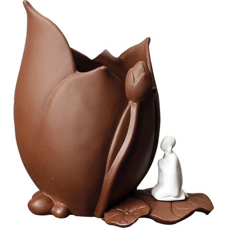 Pot de fleurs en forme de lapin, décoration de Pâques, blanc (1/5)