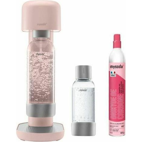 Mysoda Ruby Pink machine à soda rose pastel élégante (1/3)