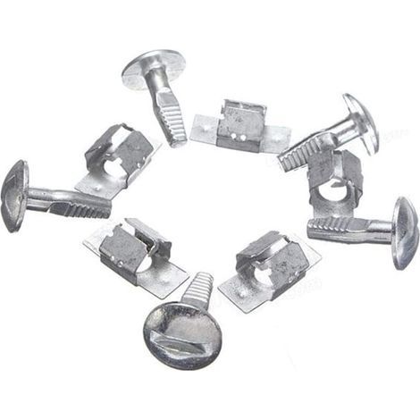 – Lot de 5 vis de fixation pour cache moteur – Clips en alliage d'aluminium – Remplacement facile pour Peugeot Citroën 206 207 406 407 806 807 (1/5)