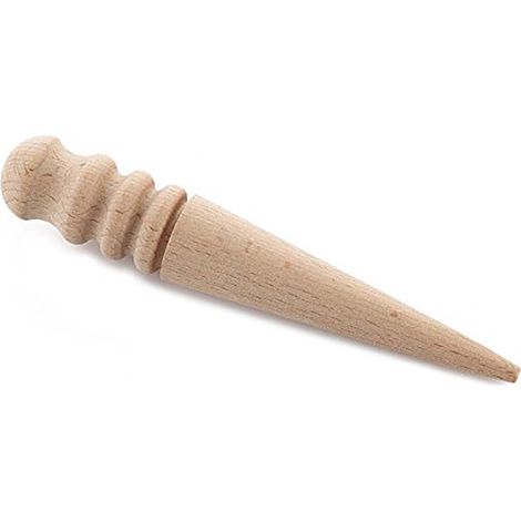 Baguette de polissage pour bords de cuir, outil de fraisage pour cuir, bâtonnet rond en bois, outils pour cuir (1/5)
