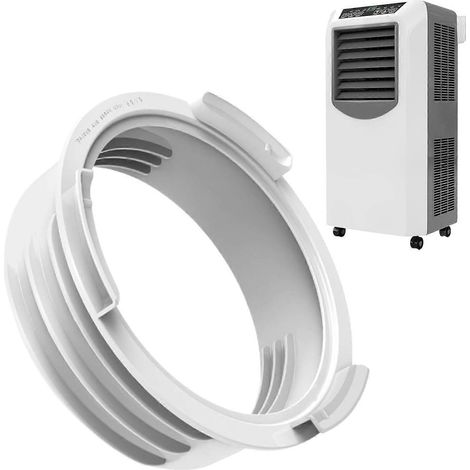 Raccord fileté universel pour tuyau d'évacuation de climatiseur portable, adaptateur de tuyau de climatiseur - pour unités de fenêtre avec conduit d'évacuation de 5,1 et 5,9 pouces (1/5)