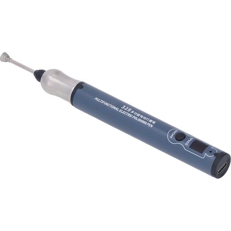 Stylo graveur électrique multifonction à 3 vitesses réglables, avec écran LED et 9 têtes. (1/5)