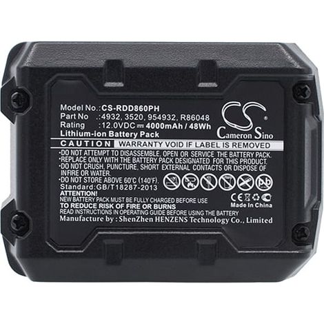 NX - Batterie visseuse, perceuse, perforateur, ... compatible AEG / Ridgid 12V 4Ah - L1230 (1/5)