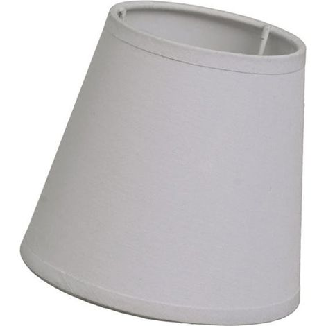 Petit abat-jour gris 13 cm compatible E14 et E27 (1/4)