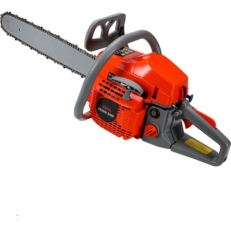 Tronçonneuse, barre de 20 pouces, moteur 2 temps, 58cc (1/2)