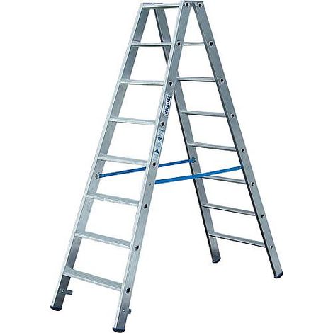 Escabeau double H de travail 3,65 H d'echelle 1,90 2x8 marches (1/5)