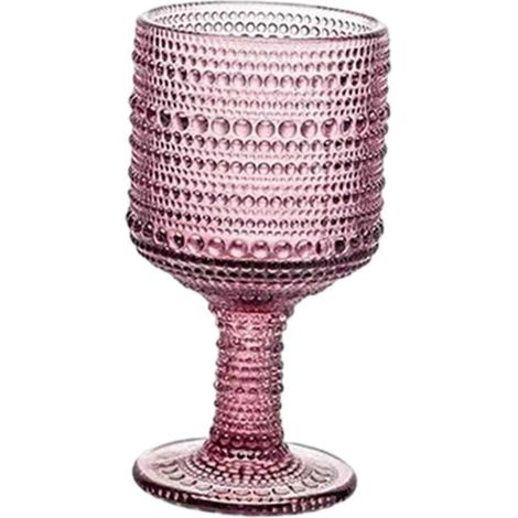 Weinglas, Kelch, Trinkbecher, Vintage, wiederverwendbar, stilvoller französischer Champagnerbecher, Wasserbecher für Bar, Hochzeit, Einweihung-Violet (1/5)