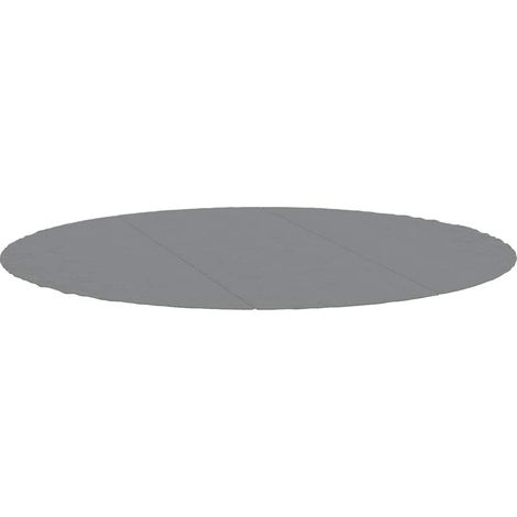 Bâche de piscine - Bâche de protection gris clair Ø396 cm géotextile polyester fr687 - Maison La Vie