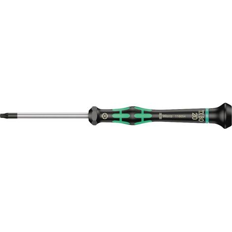 Tournevis électronicien TORX BO, TX 20 x 60 mm, Noir/vert (1/2)