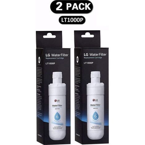 Filtre à eau pour réfrigérateur, lot de 2 (LT1000P)
