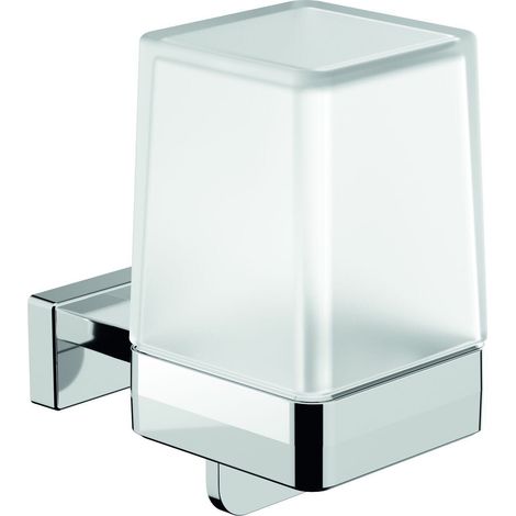 Inda - Wandmontierter Seifenspender Lea Chrom glänzend/satiniert 180 ml