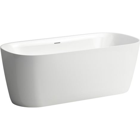 LAUFEN MEDA Badewanne, freistehend, Marbond, 1600x750x590mm,