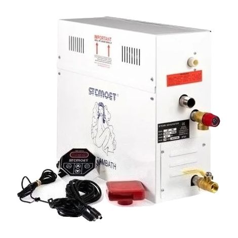 Generador de vapor, panel de control digital, protección contra sobrecalentamiento, 9 kW 220 V (1/2)