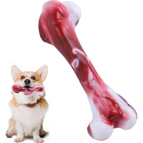 Dog Toys For Aggressive Chewers,Indestructible Bone Shape Dog (1/5)