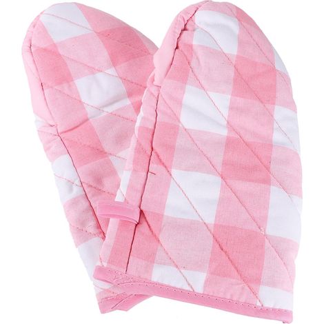 2 Pièces de Moufles Isolants Thermiques en Coton pour Micro-Ondes et Barbecue, Résistants la Chaleur Boucle Suspendre, Anti-brûlure et Épais (1/5)