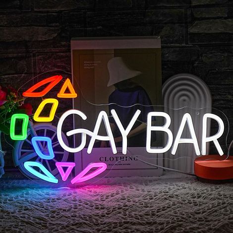 1 Panneau néon,LED arc-en-ciel,lumineux,intérieur,bar restaurant club (1/5)