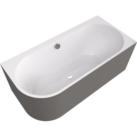 ASTRA R MONOLITH Baignoire asymétrique 160x75x60cm, Blanc/agila (1/4)