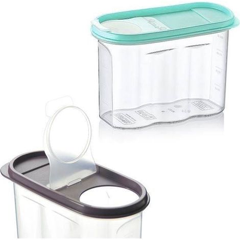 Contenedor para productos a granel con dispensador de vaso medidor de 1,2 l