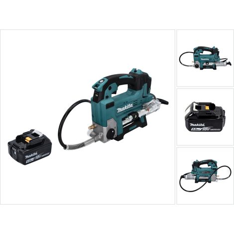 Ingrassatore a batteria Makita DGP 180 T1 18 V 690 bar + 1 batteria ricaricabile 5,0 Ah - senza caricabatterie