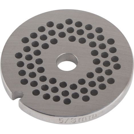 Type Plaque à Orifice De Hachoir à Viande,Plaque de hachoir à viande de 5 cm / 2 pouces, lame de hachoir en acier inoxydable argenté, couteau à disque cuisine pour viande, fruits ou légumes (1/5)