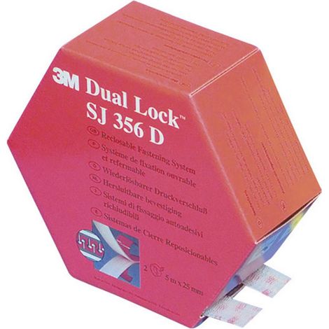 Système Ouvrable et Refermable Dual Lock, Applications Intérieures et Extérieures, 2x5m 3M (1/3)