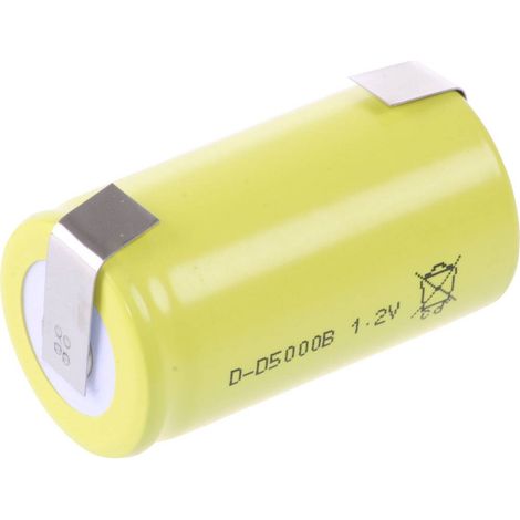 Mexcel D5000B Pile rechargeable spéciale LR20 (D) cosses à souder en U, flat-top NiCd 1.2 V 5000 mAh 1 pc(s)