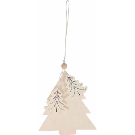 Décoration de Noël "Nordic Sapin" Naturel