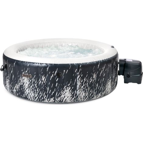 Spa gonflable PureSpa Galaxie rond Bulles avec LED 4 places - Intex