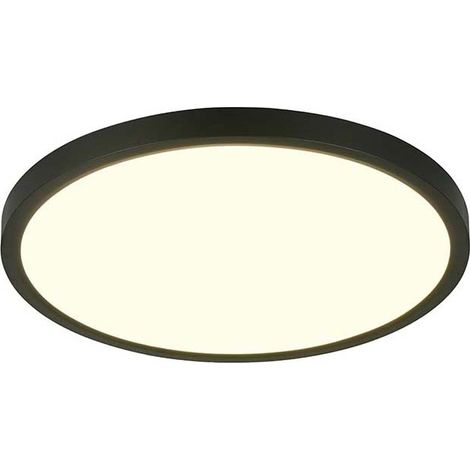 Deckenlampe Deckenleuchte Memoryfunktion Metall schwarz Switch Dimmer D 40 cm