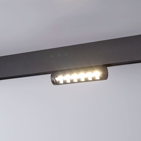 Foco Lineal Orientable Para Carril Magnético 48V- 6W - Chip - Blanco Neutro (1/5)