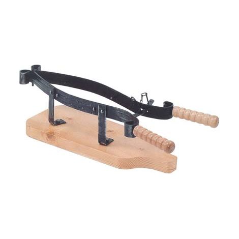FERMAPROSCIUTTO FORGIATO  ACCIAIO/LEGNO