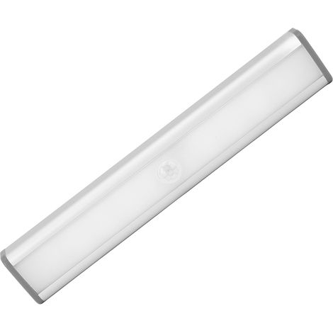 Bande lumineuse LED à détecteur de mouvement, rechargeable par USB, sans fil, magnétique (3 niveaux, 30 LED, lumière blanche) (livrée avec batterie intégrée) (1/5)
