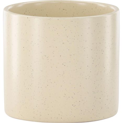 Pot Déco en Céramique "Sane" 11cm Beige & Noir (1/4)