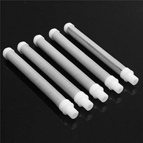 5Pcs Mesh Airless Spray Gun Filter Elements for Airless Paint Spray Gun (1/4)