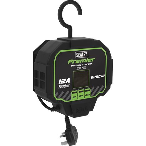 Sealey Battery Maintainer Charger 12A Fully Automatic SPBC12