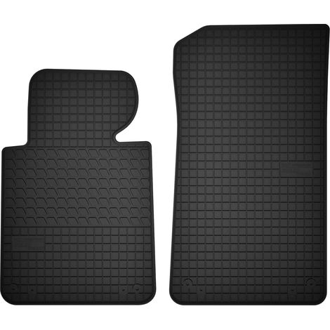 Alfombrillas delanteras de goma para: BMW Serie 3 E46 compacto, coupé, sedán, familiar, turismo (de 1998 a 2007)